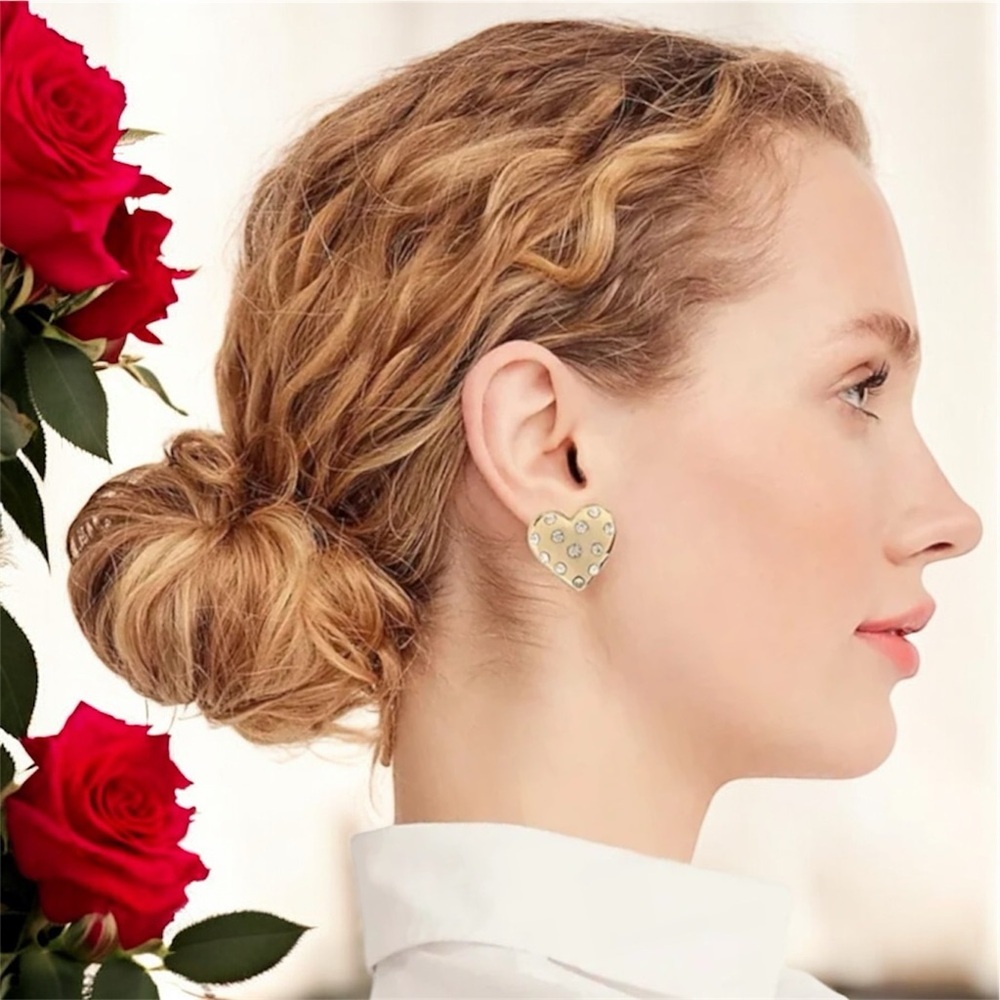 🆕J. Crew  Heart Earrings